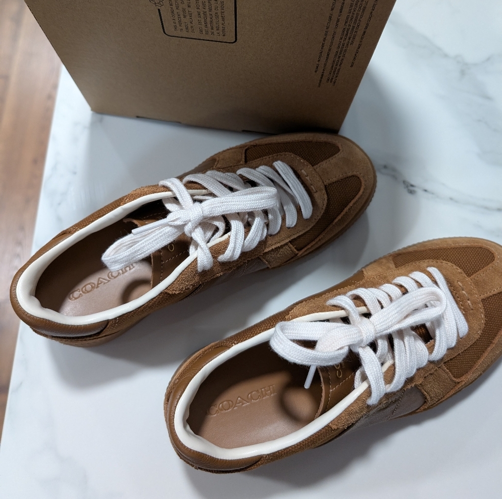 Coach  Ellis Sneakers Brown Women's Size 6
